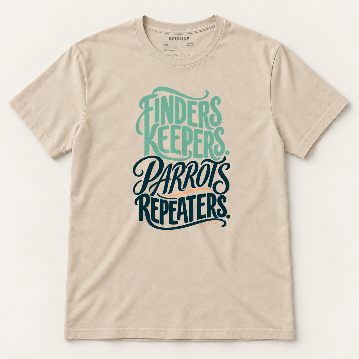 Finders Keepers T-Shirt in Sand, front view