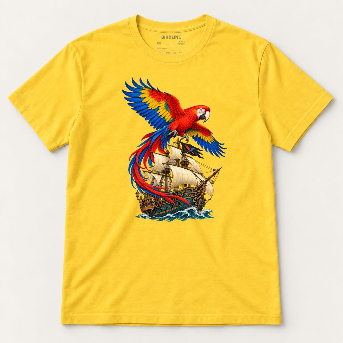 Full Sail Macaw T-Shirt in Daisy, front view