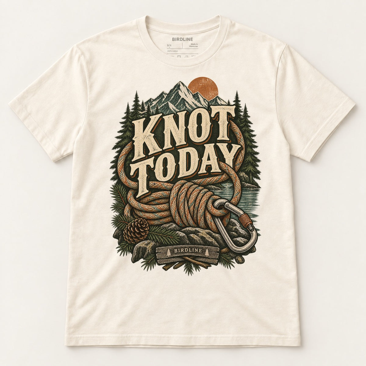 Knot Today T-Shirt in Natural, front view