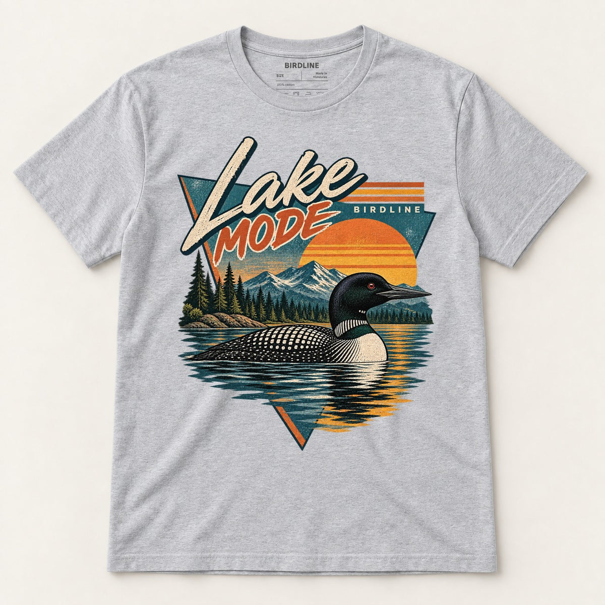 Lake Mode T-Shirt in Sport Grey, front view
