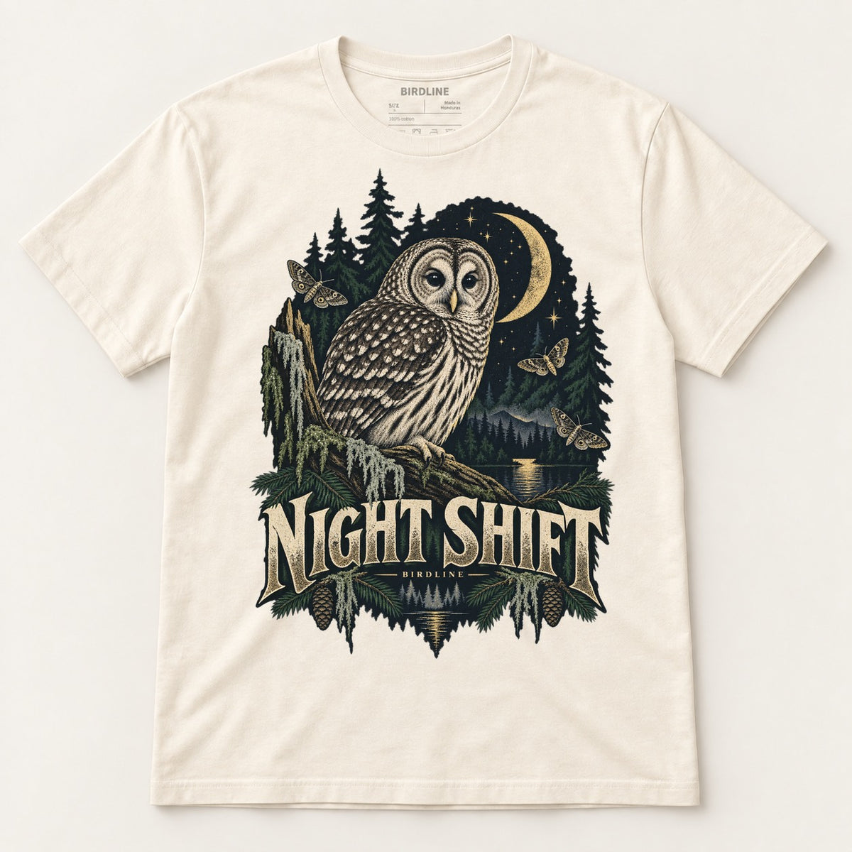 Night Shift T-Shirt in Natural, front view