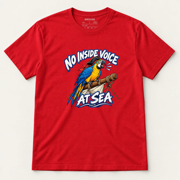 No Inside Voice At Sea T-Shirt, alternate view