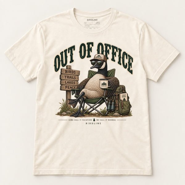 Out Of Office T-Shirt in Natural, front view