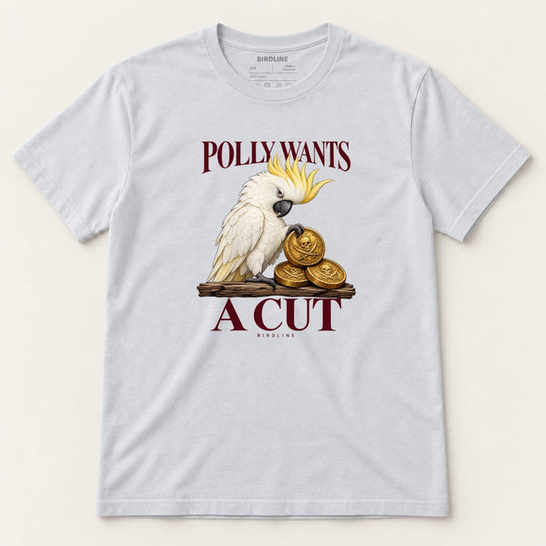 Polly Wants A Cut T-Shirt, alternate view