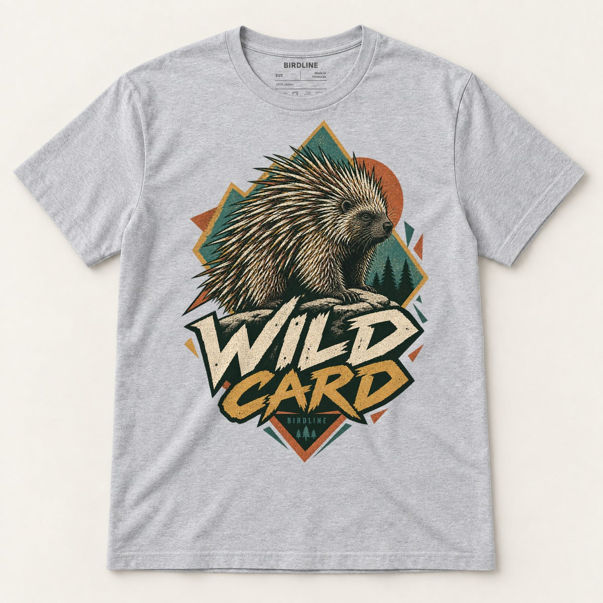 Wild Card T-Shirt in Sport Grey, front view