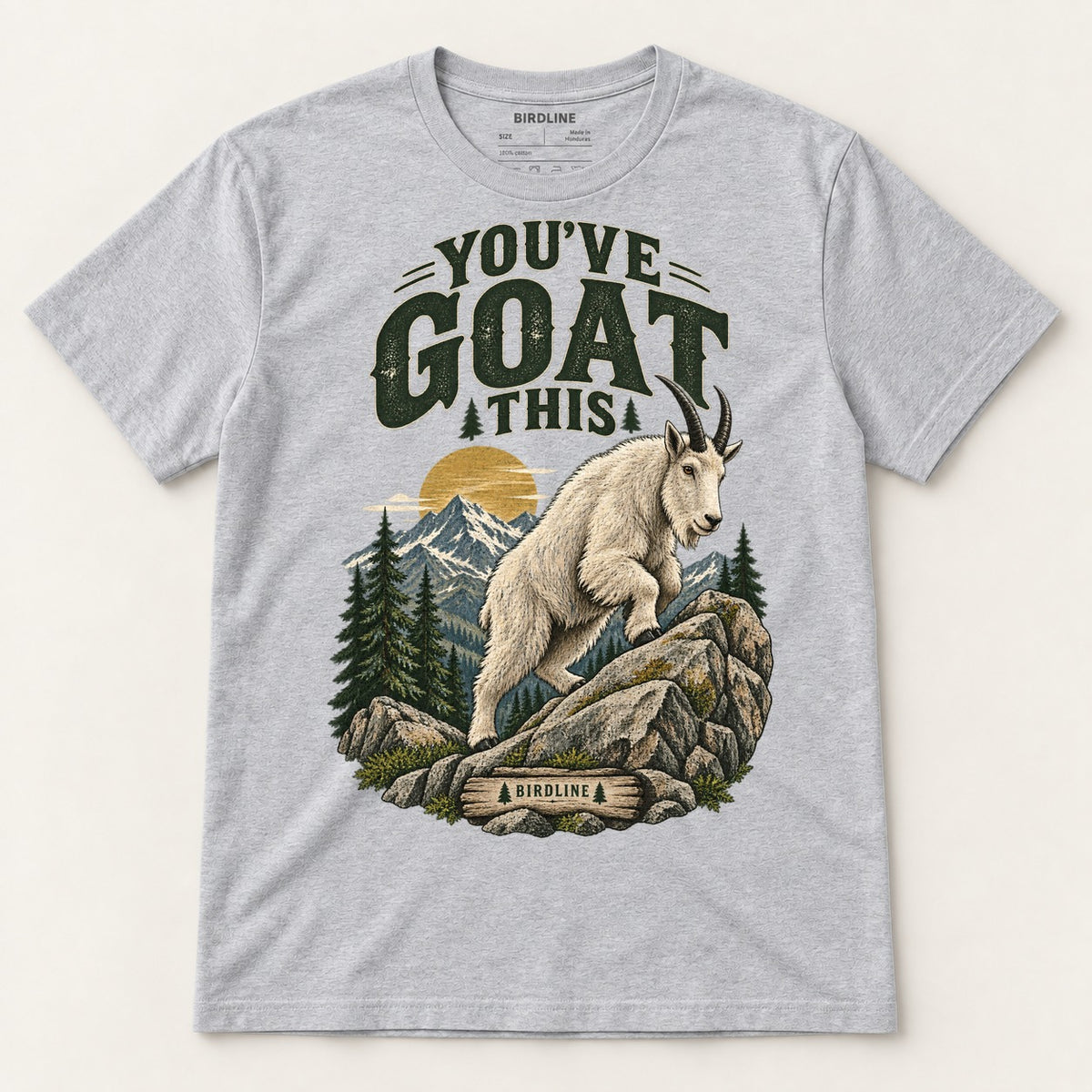You've Goat This T-Shirt in Sport Grey, front view
