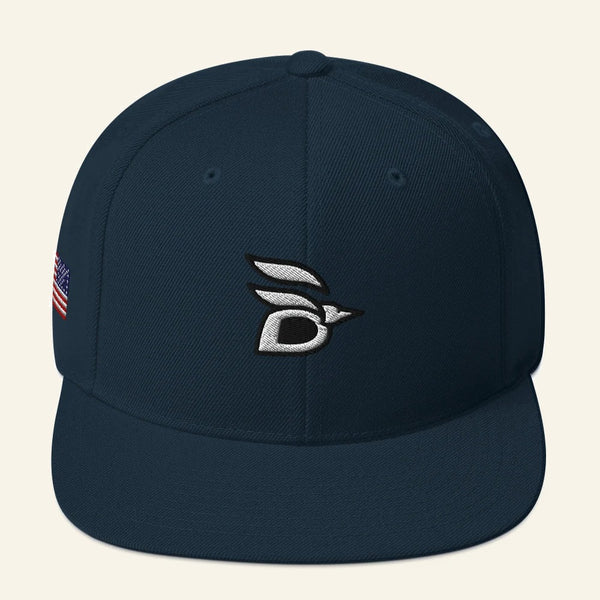 Birdline Logo Flag Snapback Hat, alternate view