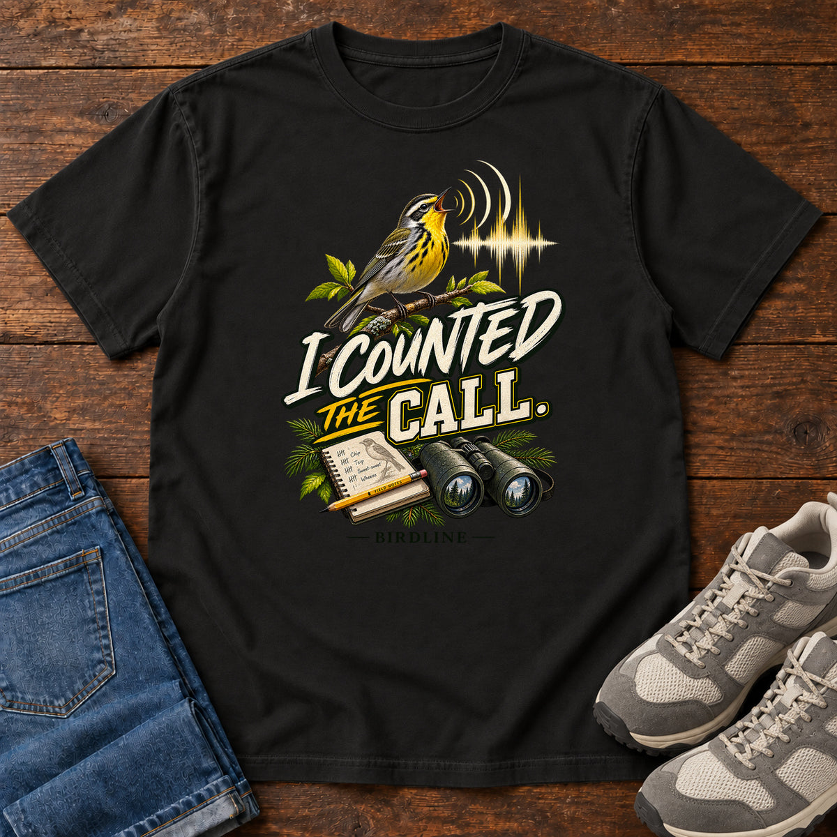 I Counted the Call Songbird T-Shirt in Black