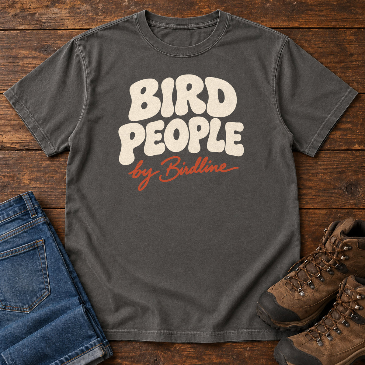 Bird People T-Shirt in Pepper