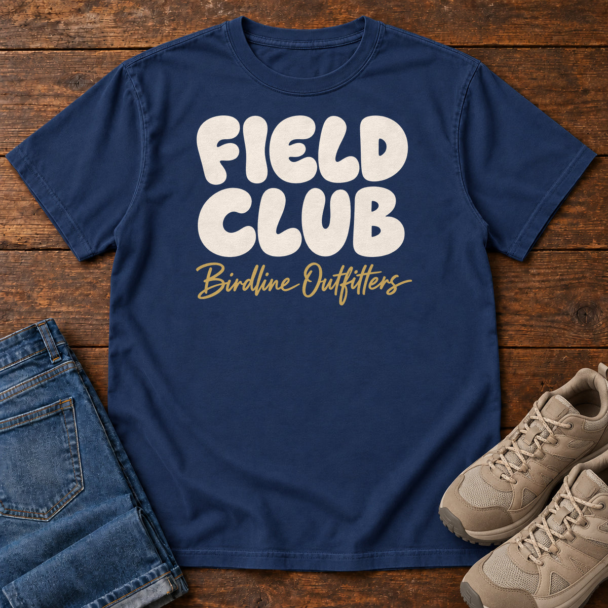 Field Club T-shirt in True Navy