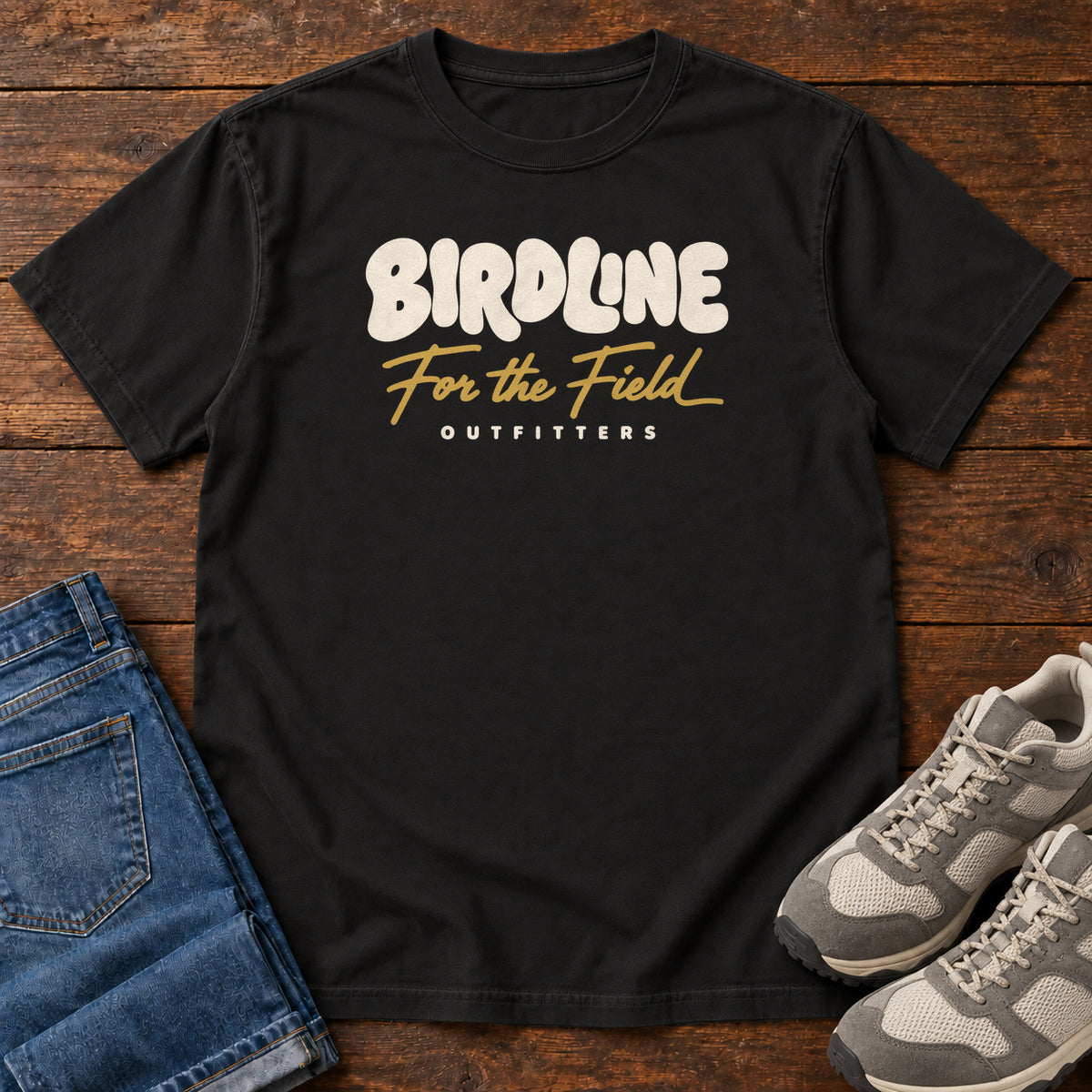 For the Field T-Shirt in Black