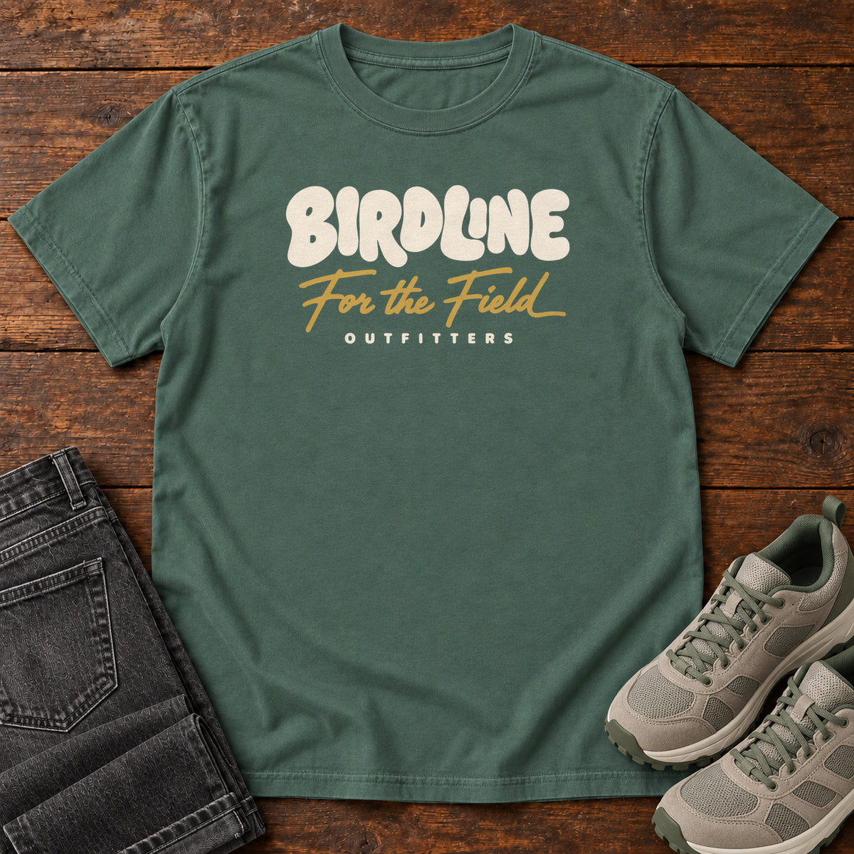 For the Field T-Shirt in Blue Spruce