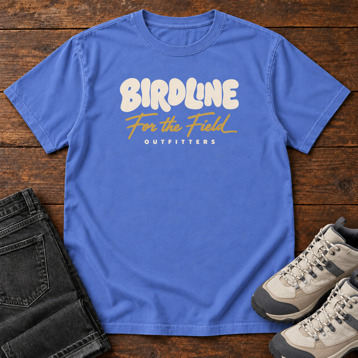 For the Field T-Shirt in Mystic Blue