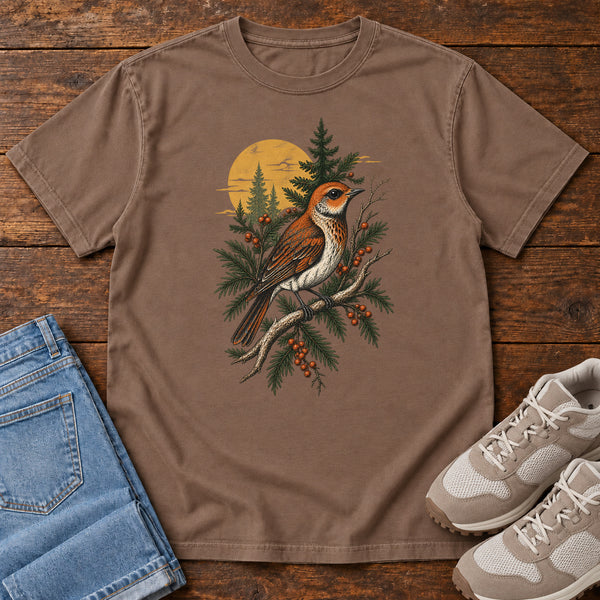 Terracotta Songbird T-Shirt, alternate view