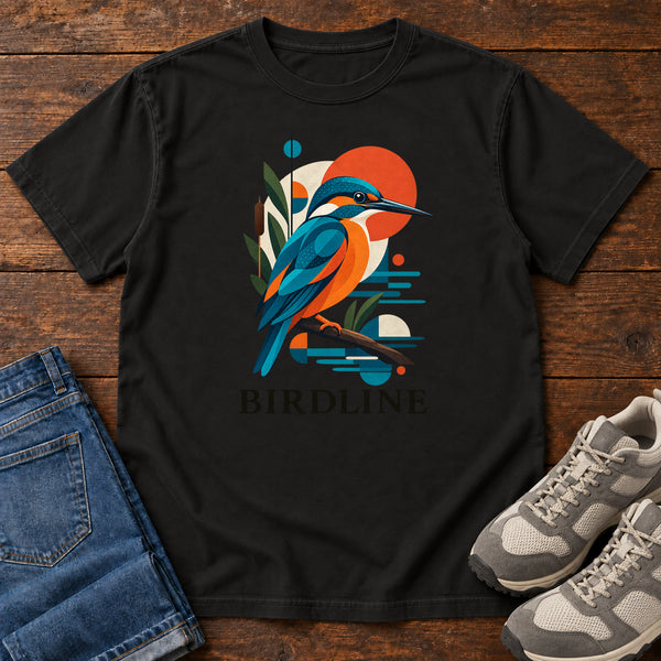 Geometric Kingfisher T-Shirt, alternate view