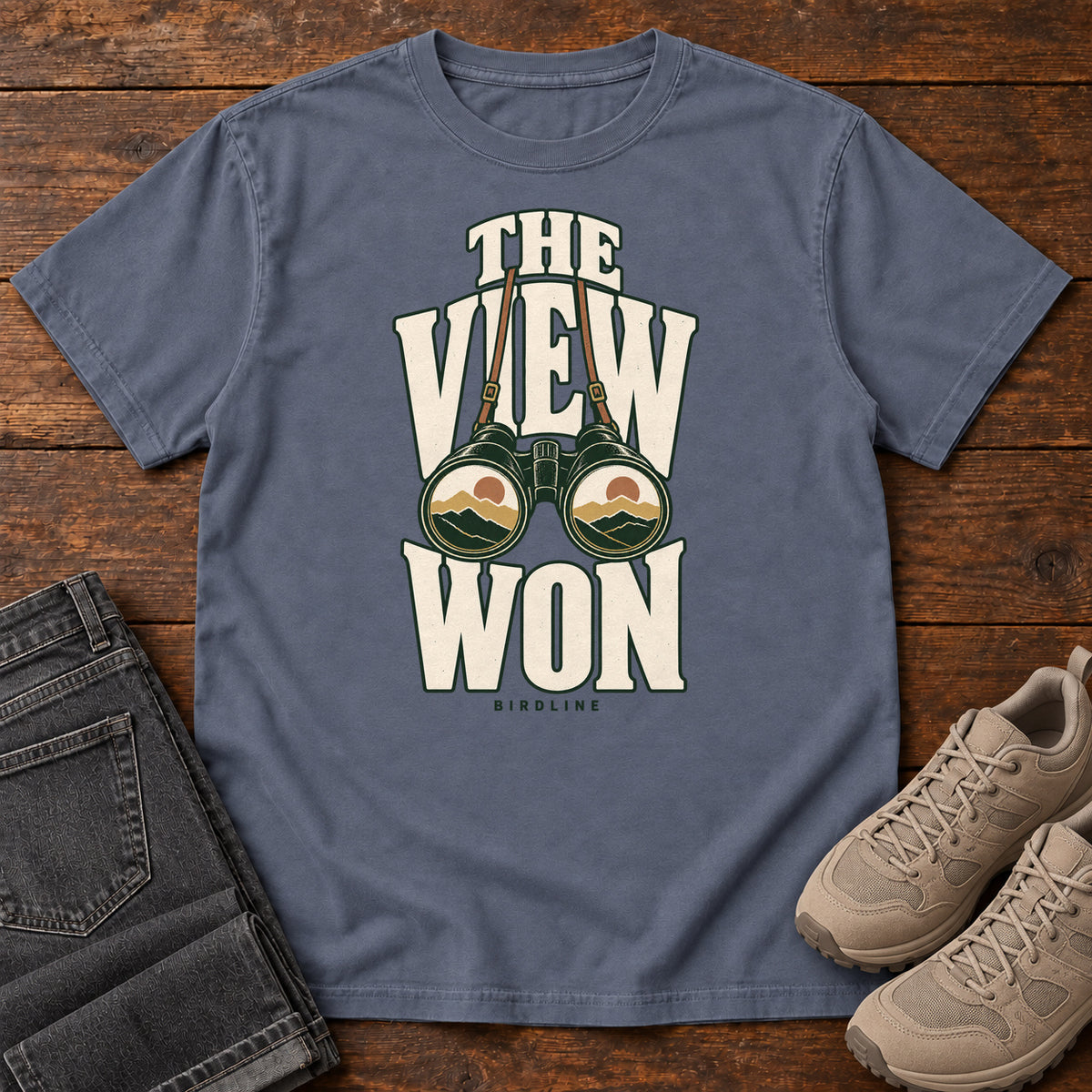 The View Won T-Shirt in Denim