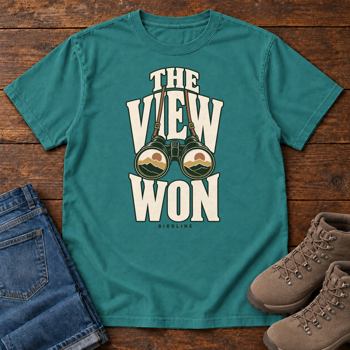 The View Won T-Shirt in Emerald