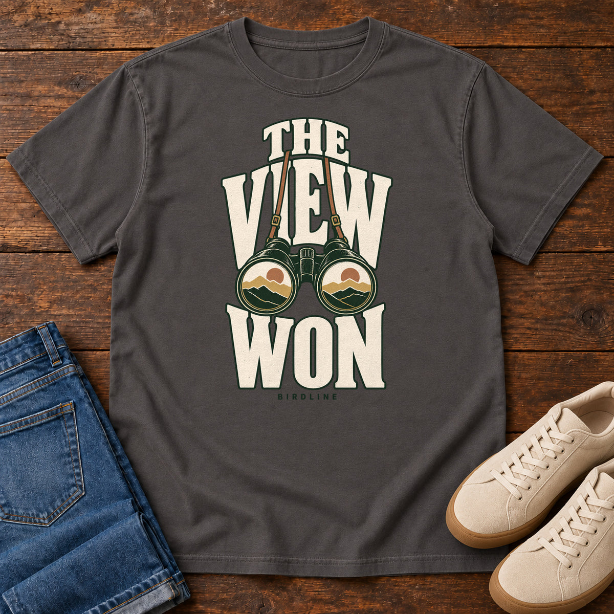 The View Won T-Shirt in Graphite