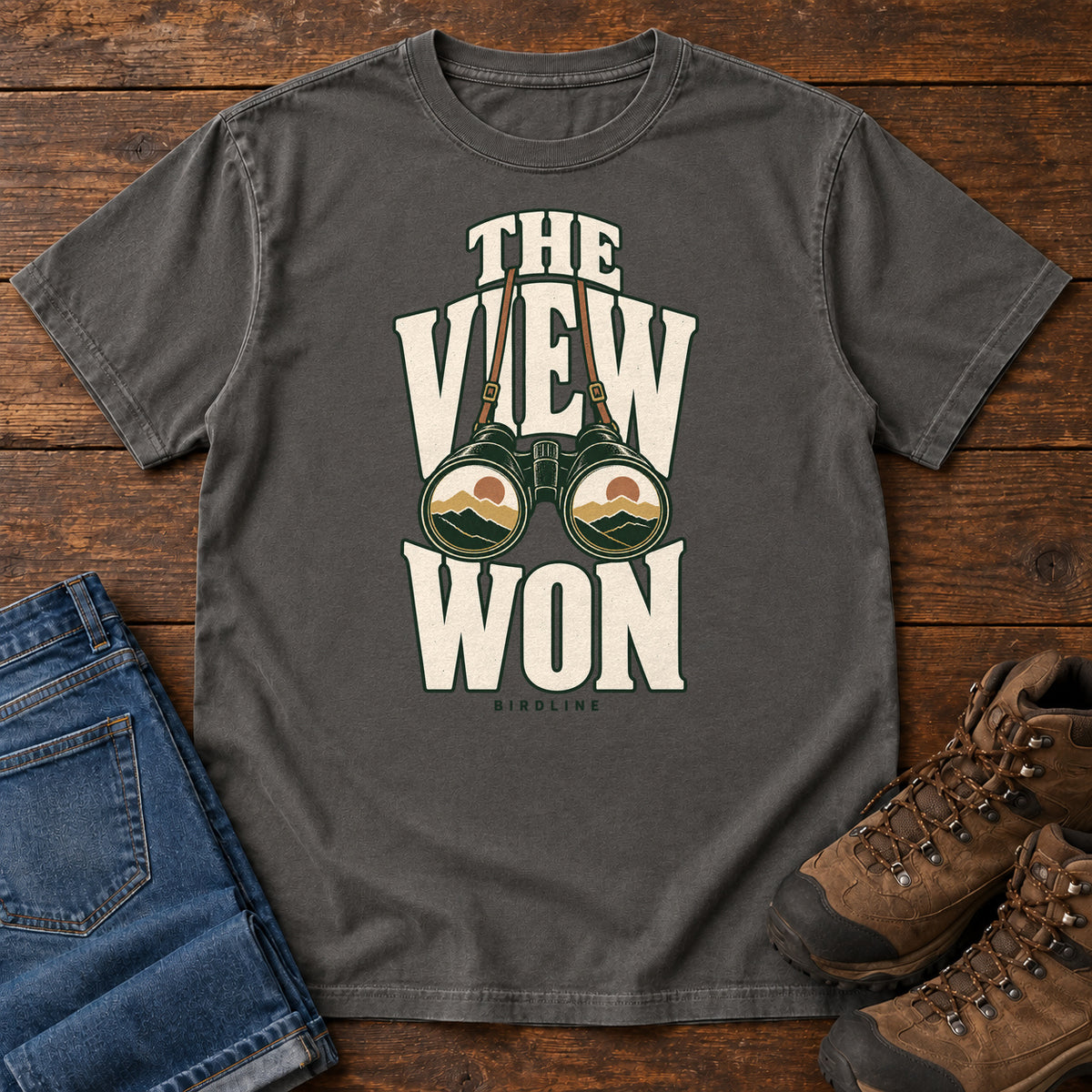 The View Won T-Shirt in Pepper