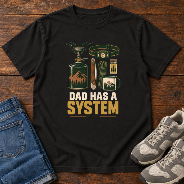 Dad Has a System T-Shirt, alternate view