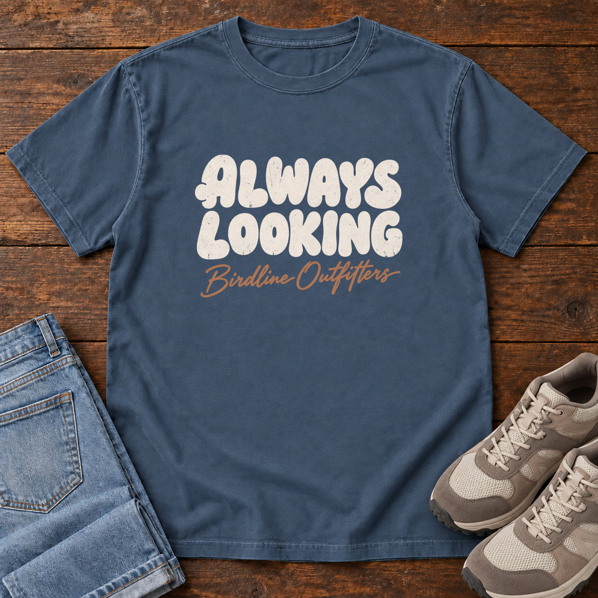 Always Looking T-shirt in Midnight