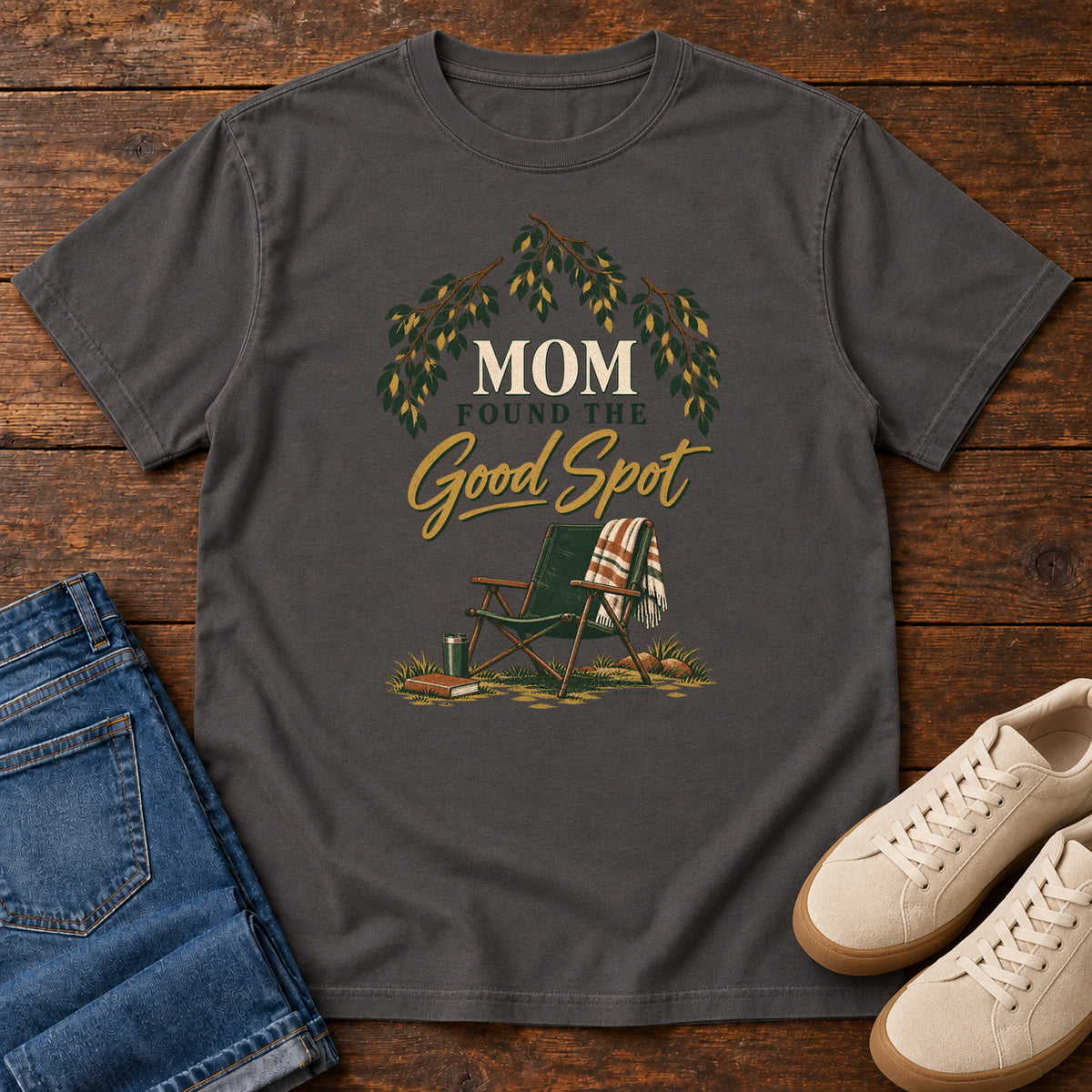 Mom Found the Good Spot T-Shirt in Graphite