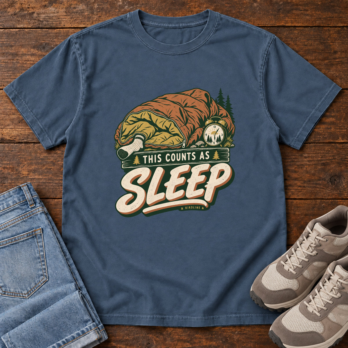 This Counts as Sleep T-Shirt in Midnight