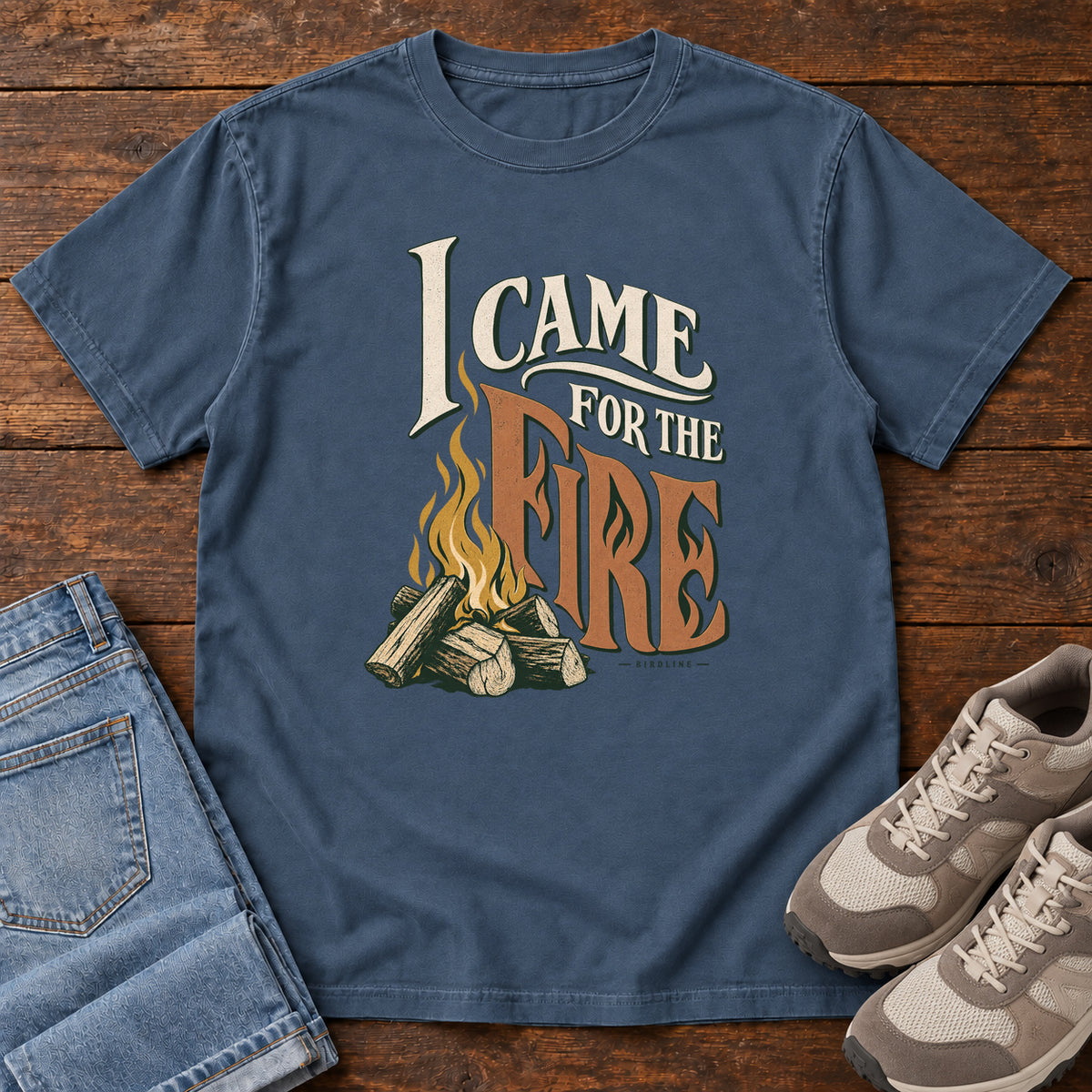 I Came for the Fire T-Shirt in Midnight