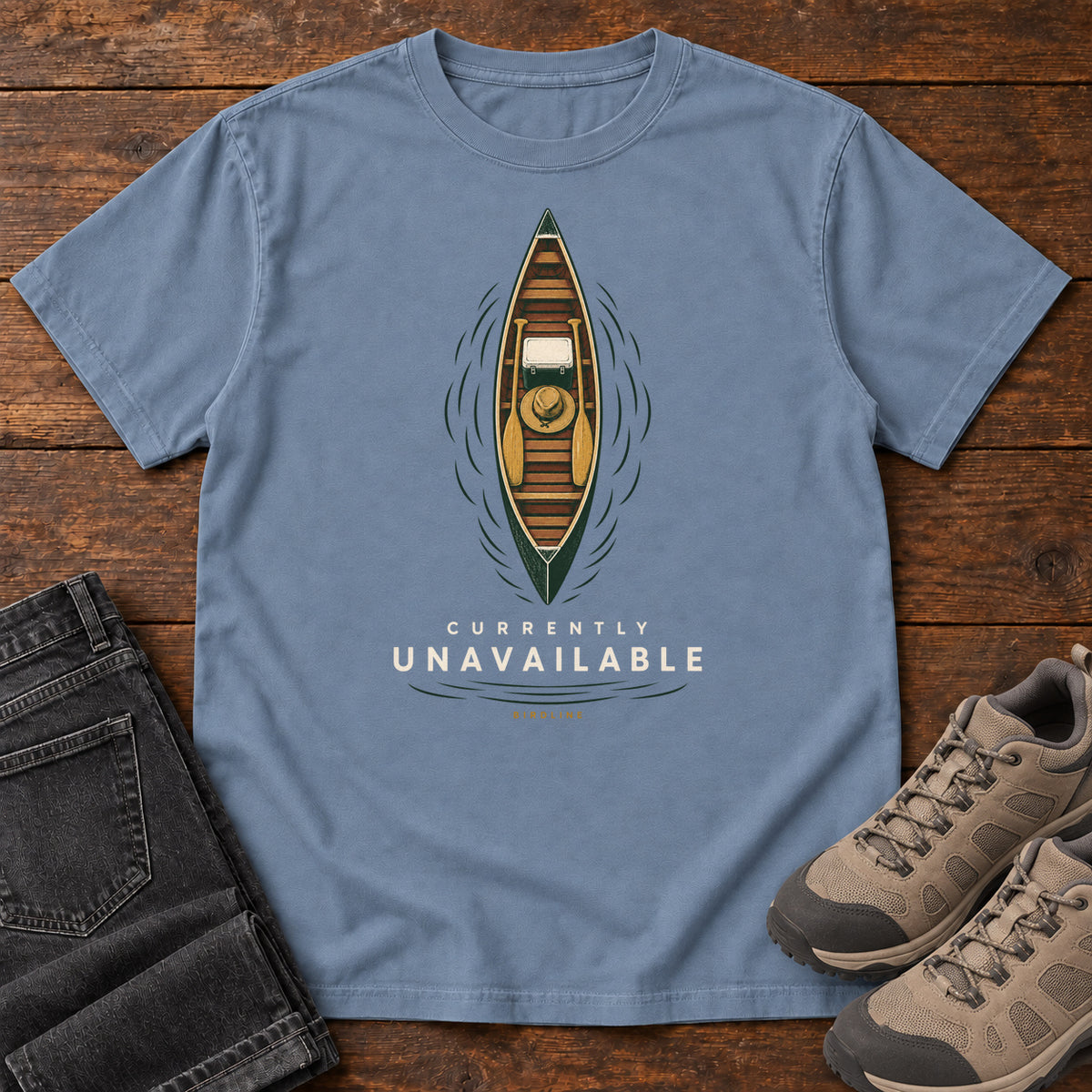 Currently Unavailable T-Shirt in Blue Jean