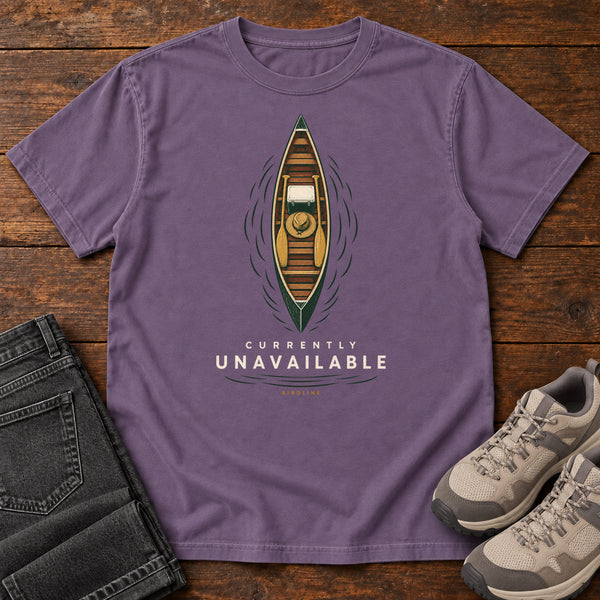 Currently Unavailable T-Shirt in Grape, front view