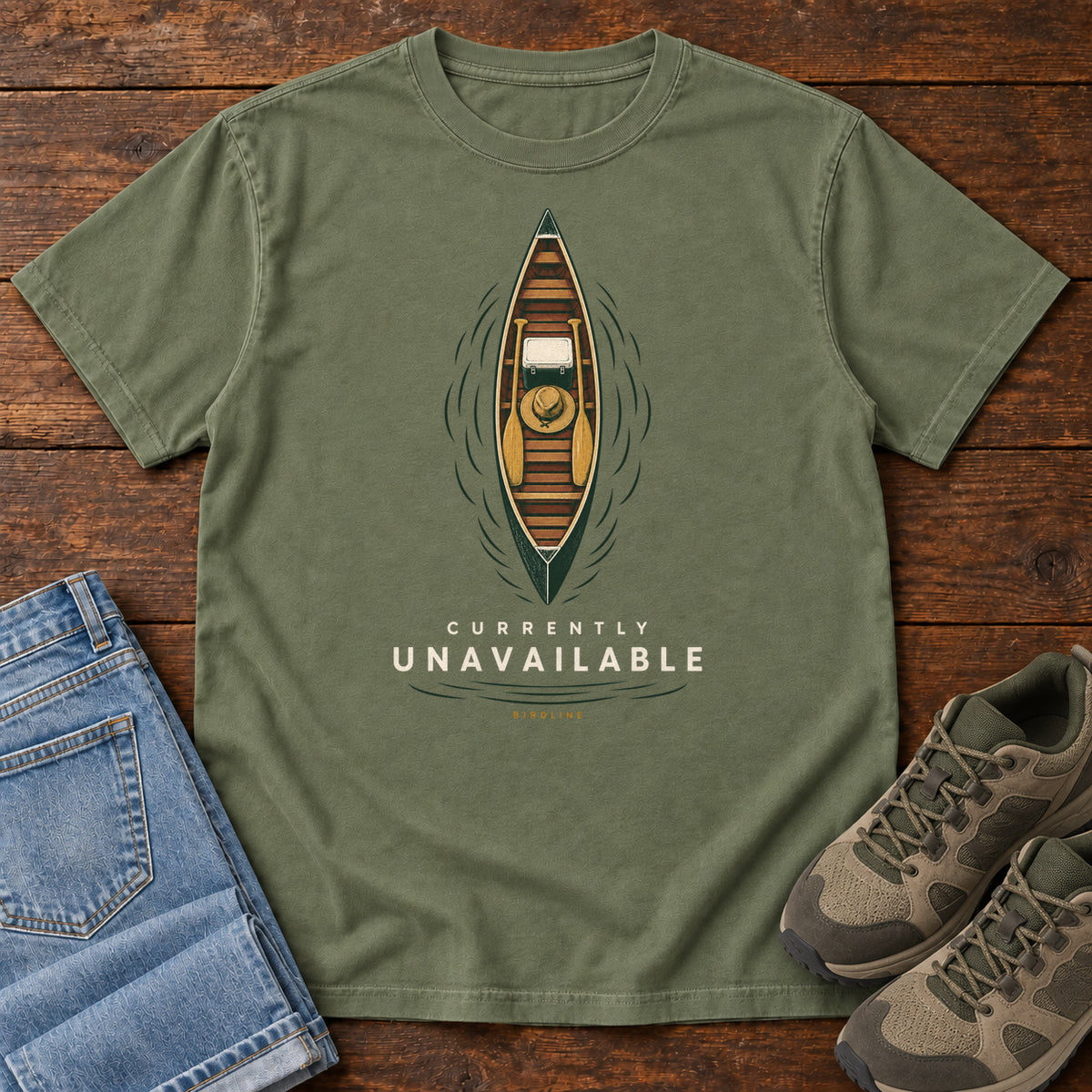 Currently Unavailable T-Shirt in Moss
