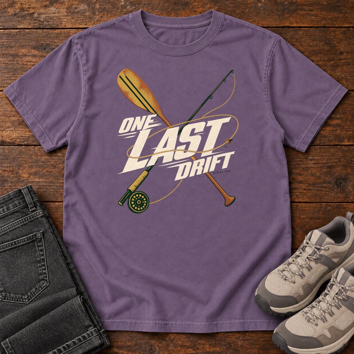 One Last Drift T-Shirt in Grape, front view