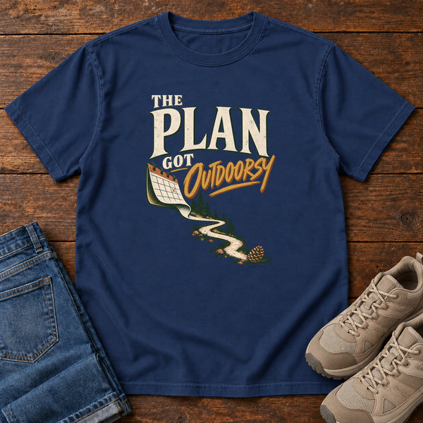 The Plan Got Outdoorsy T-Shirt, alternate view
