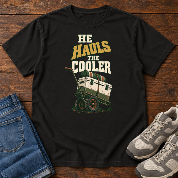 He Hauls the Cooler T-Shirt, alternate view