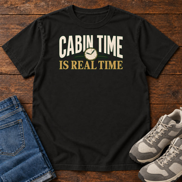 Cabin Time Is Real Time T-Shirt, alternate view