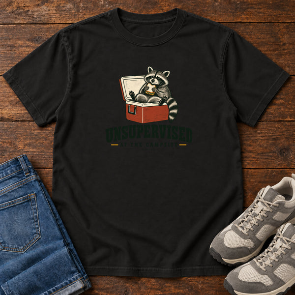Unsupervised at the Campsite T-Shirt, alternate view
