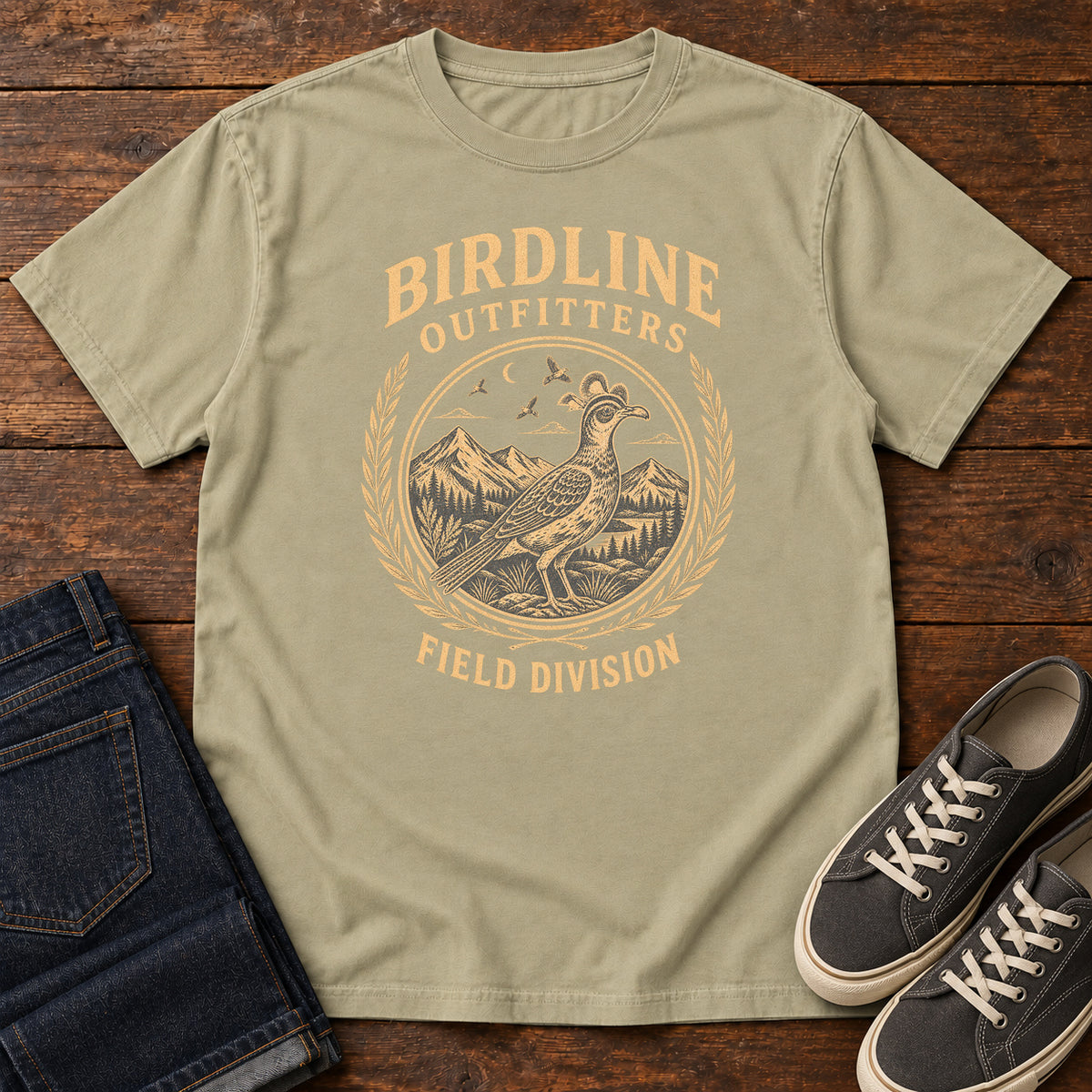 Field Division T-Shirt in Khaki