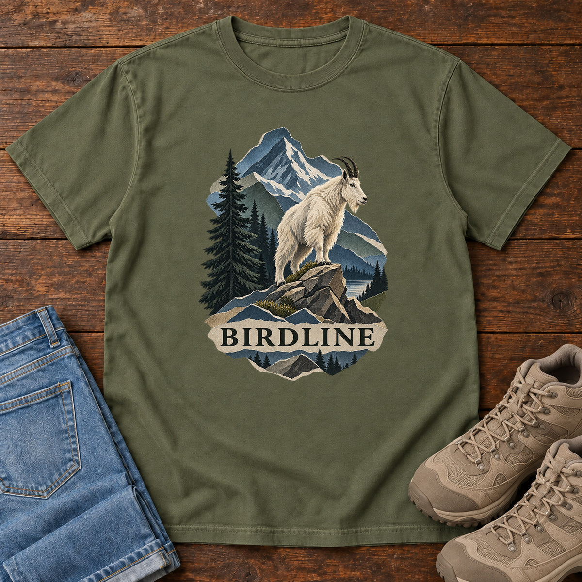 Mountain Goat T-Shirt in Hemp