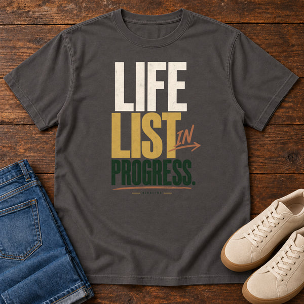 Life List in Progress T-Shirt, alternate view