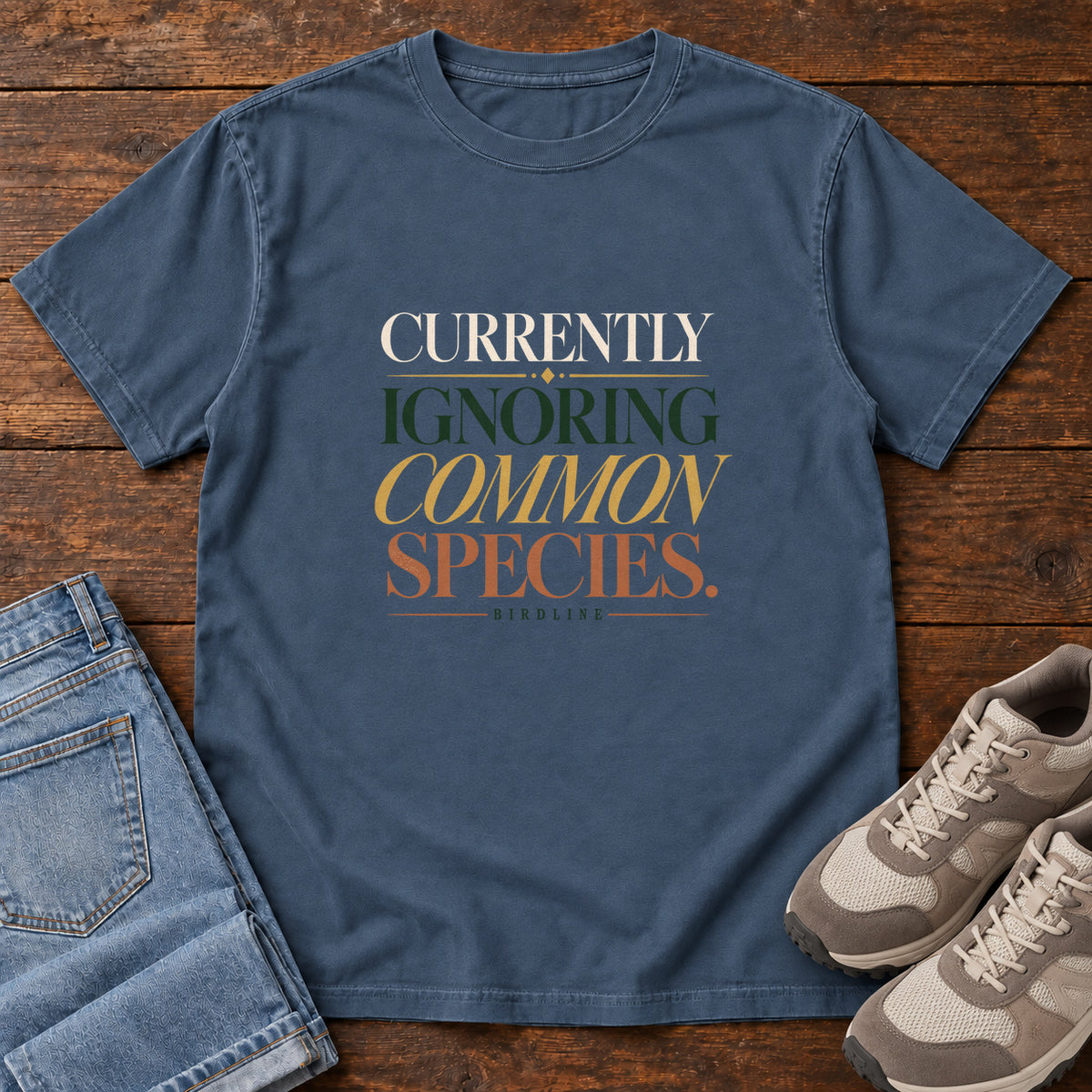 Currently Ignoring Common Species T-Shirt in Midnight