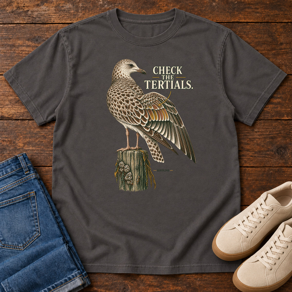Check the Tertials Gull T-Shirt in Graphite
