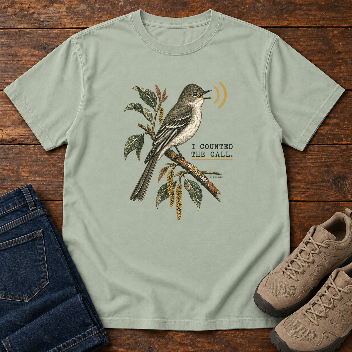 I Counted the Call Songbird T-Shirt – Perched in Bay