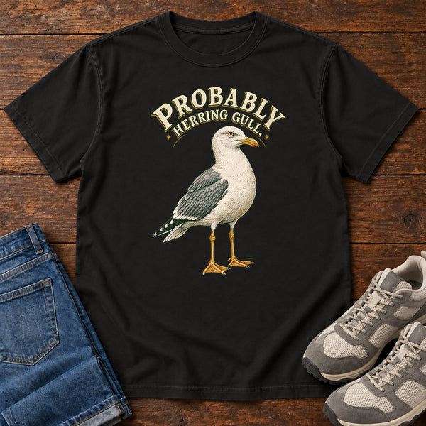 Probably Herring Gull T-Shirt – Portrait, alternate view