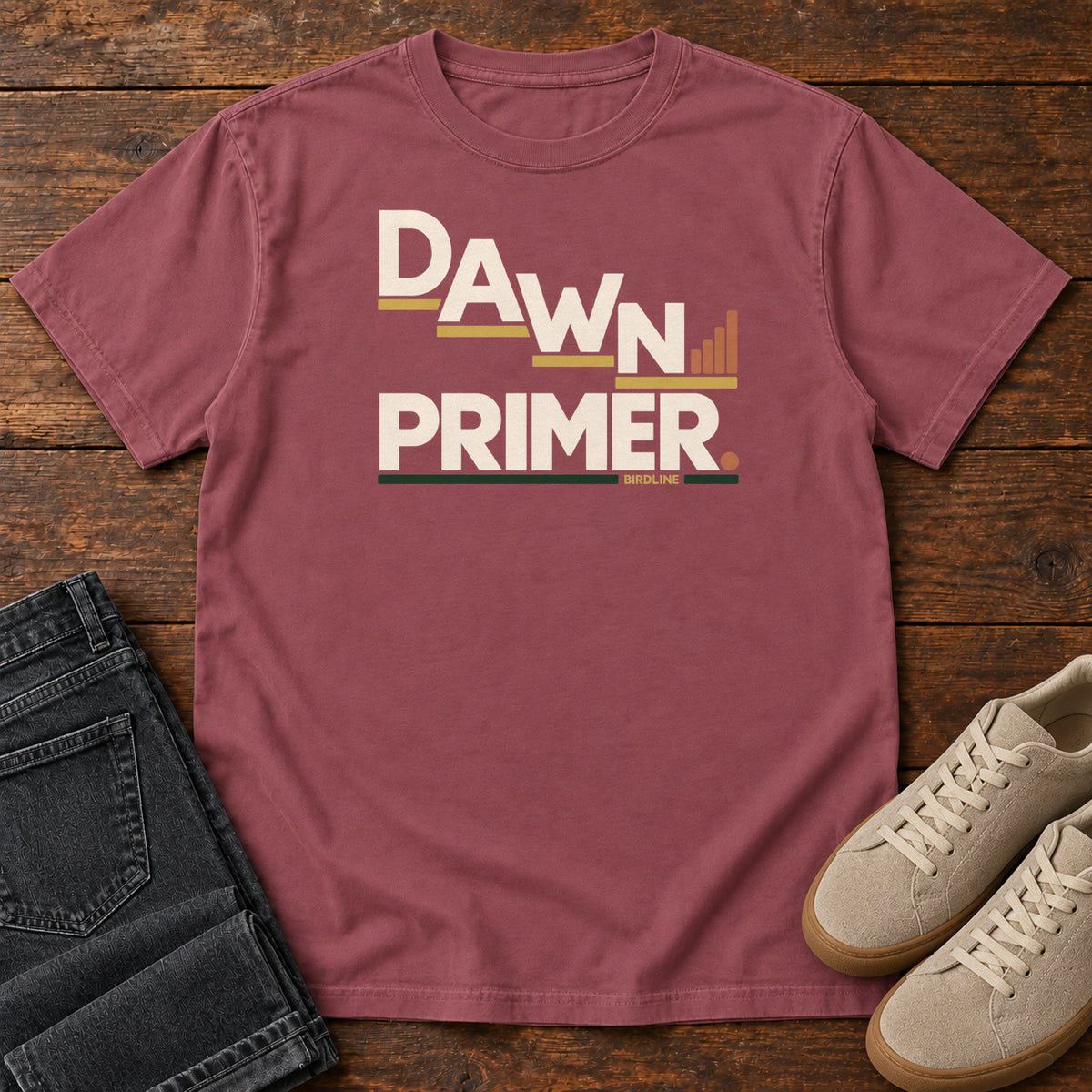 Dawn Primer T-Shirt in Brick