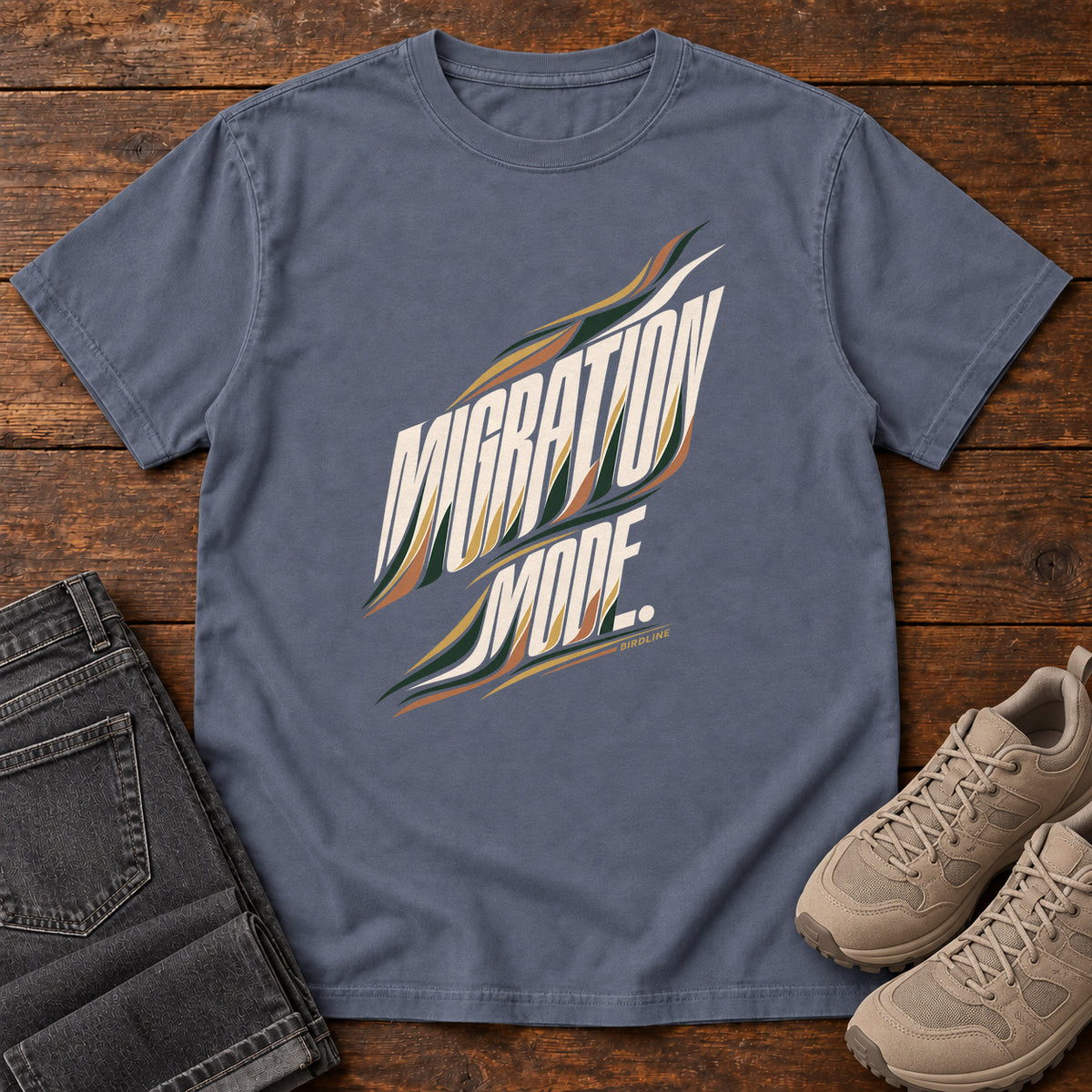 Migration Mode T-Shirt in Denim