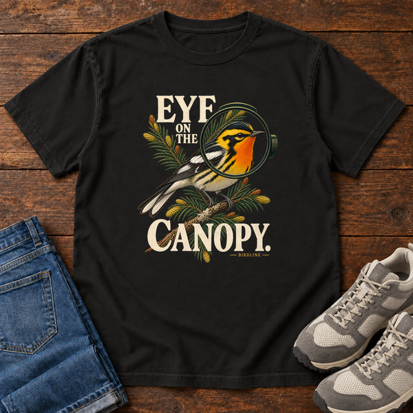 Eye on the Canopy Warbler T-Shirt, alternate view