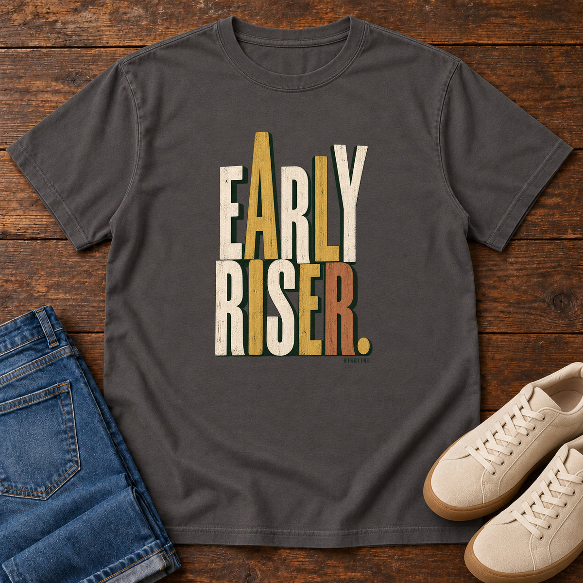 Early Riser T-Shirt in Graphite