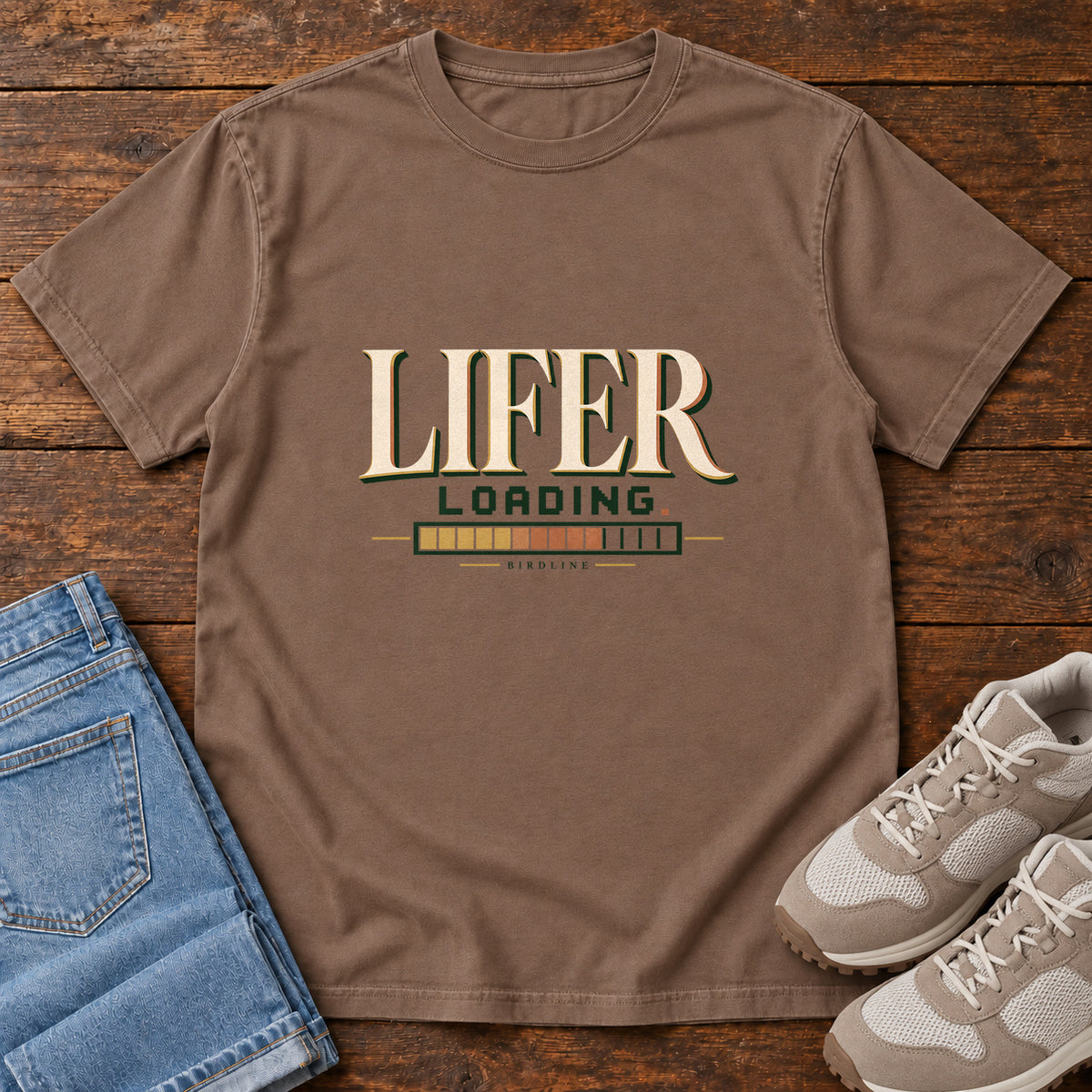 Lifer Loading T-Shirt in Espresso