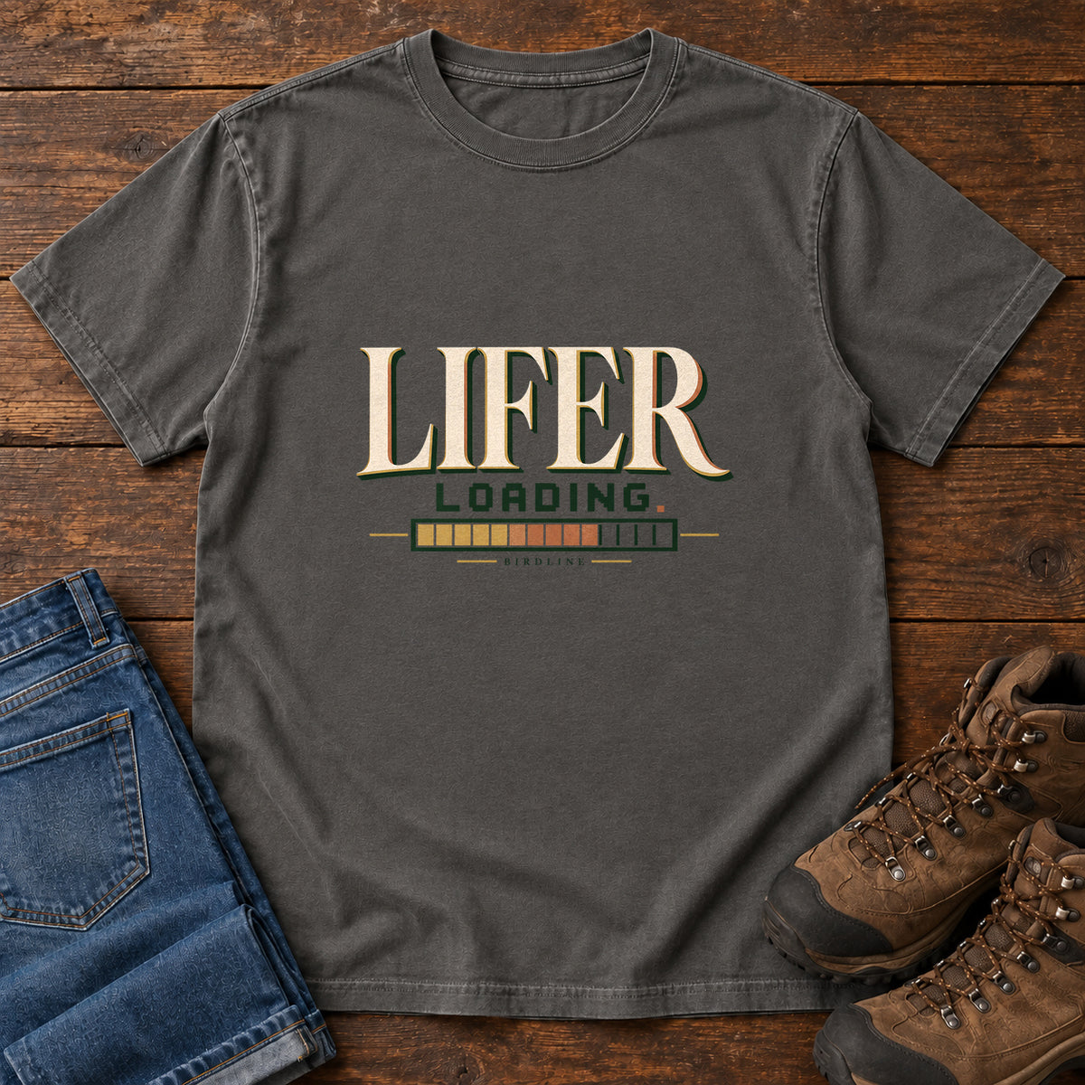 Lifer Loading T-Shirt in Pepper