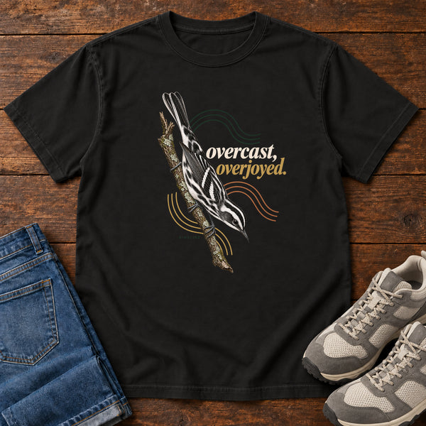 Overcast Overjoyed Nuthatch T-Shirt, alternate view